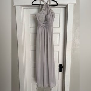Bridesmaid dress, altered length for 5’7” with 2 inch heels. Size 12.